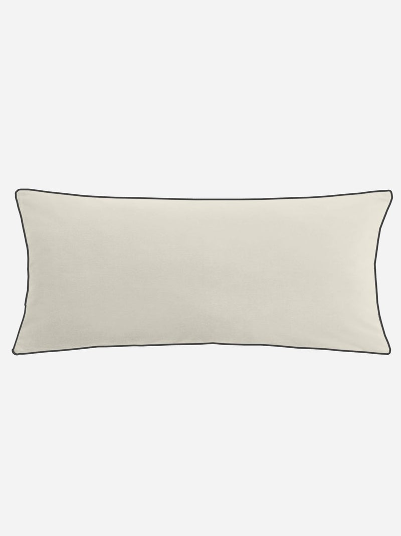 Almofada em veludo 45 x 90 cm BRANCO - Kiabi