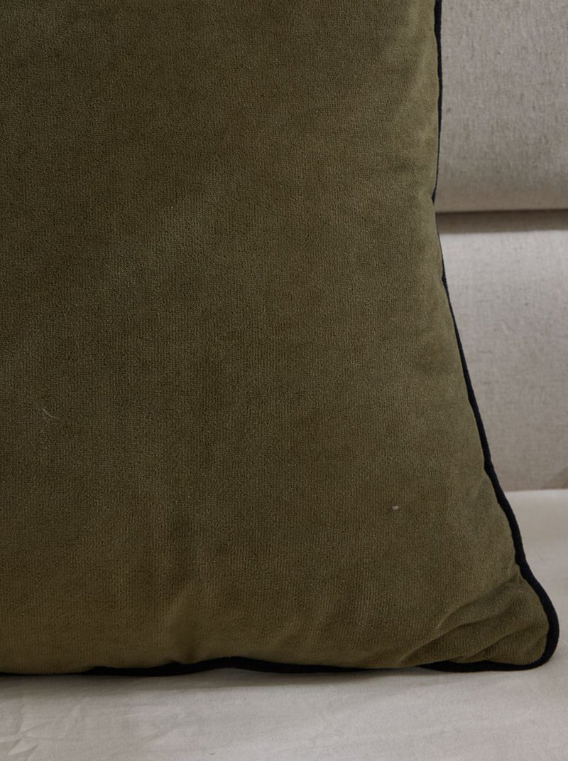 Almofada em veludo 45 x 90 cm CAQUI - Kiabi