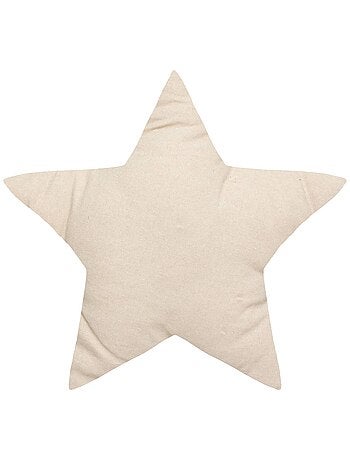 Almofada estrela com padrão metálico