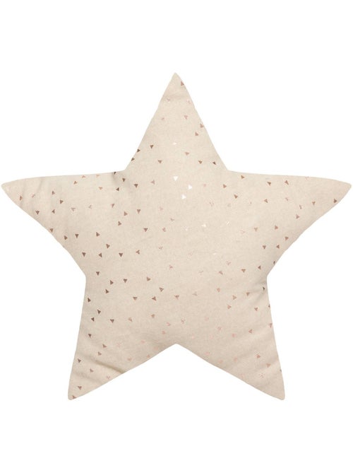 Almofada estrela com padrão metálico - Kiabi