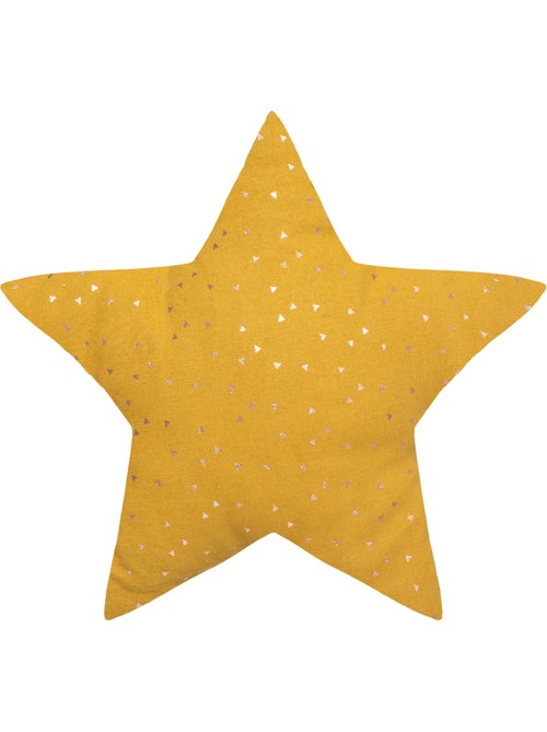 Almofada estrela com padrão metálico - Kiabi