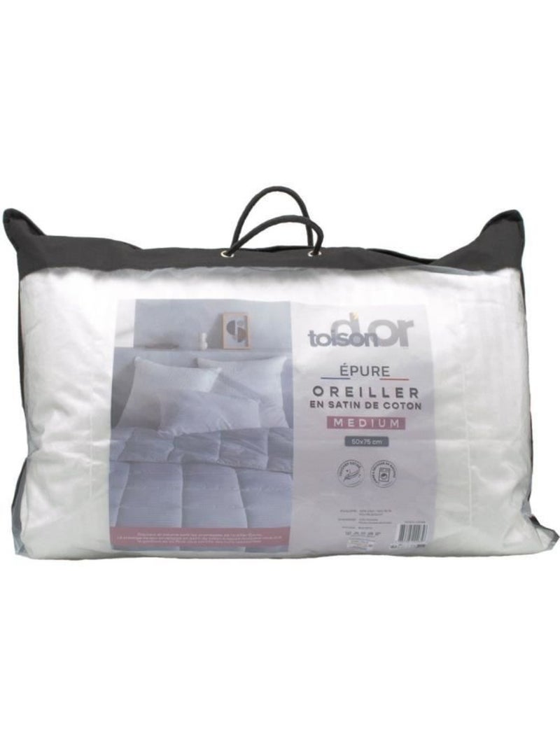 Almofada firme em 100% algodão Branco - Kiabi