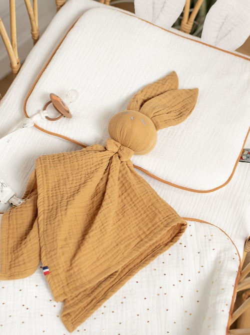 Almofada para bebé plana e reversível em gaze de algodão | sevira kids - Kiabi