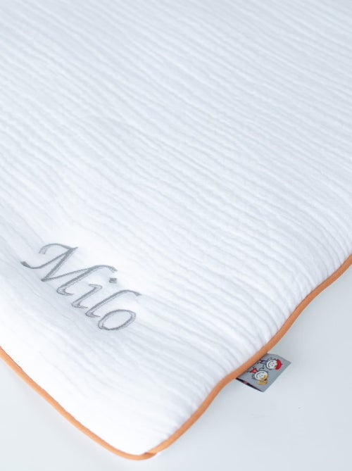Almofada para bebé plana e reversível em gaze de algodão | sevira kids - Kiabi