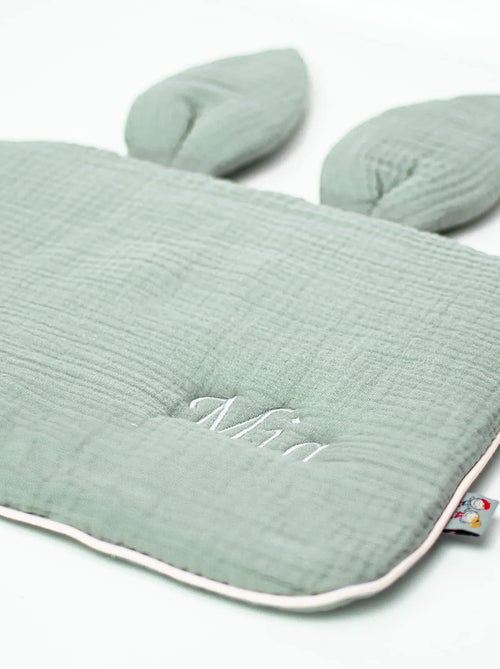 Almofada para bebé plana e reversível em gaze de algodão | sevira kids - Kiabi