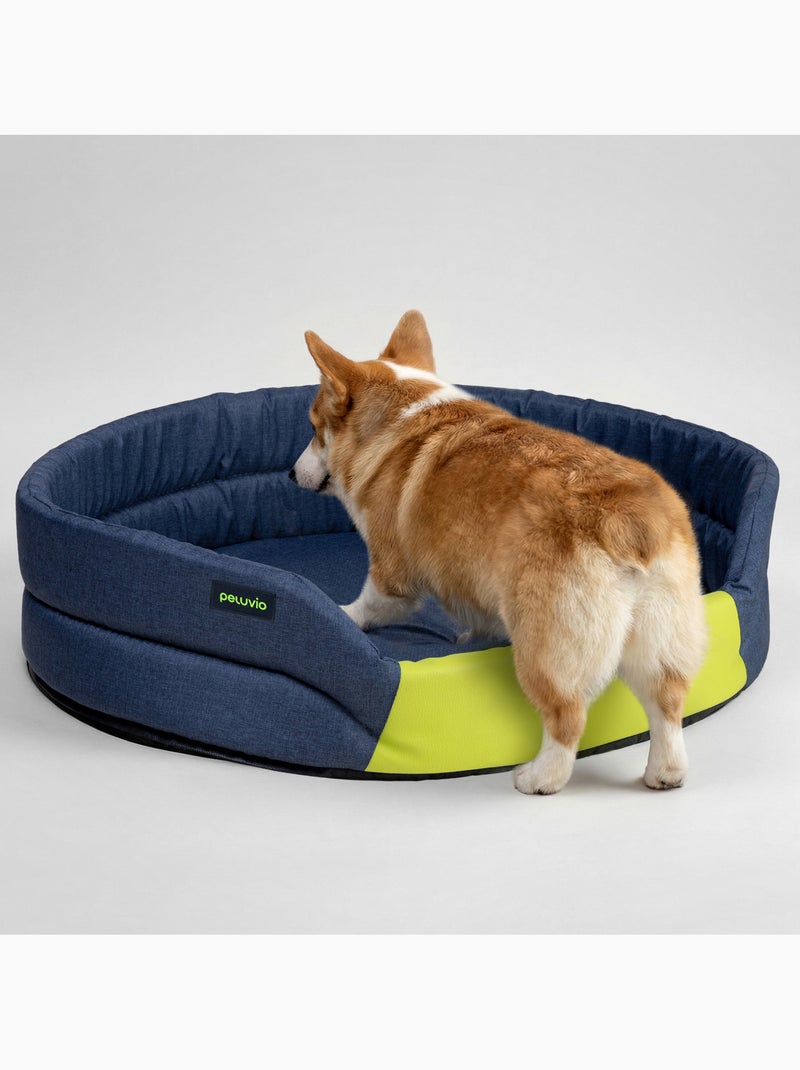 Almofada para cão PELUVIO Arita - Antiderrapante Azul - Kiabi