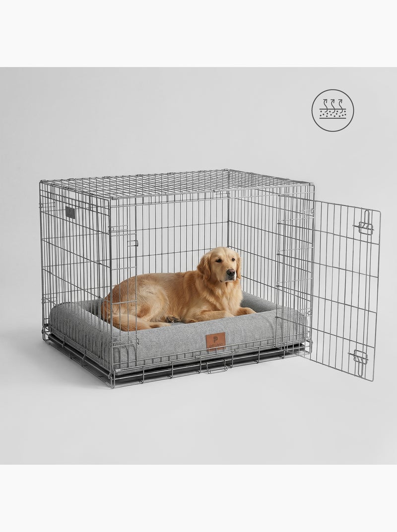 Almofada para cão PELUVIO Kibi - Antiderrapante - Espuma viscoelástica Cinza - Kiabi