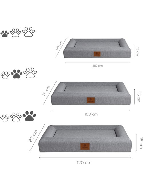 Almofada para cão PELUVIO Kibi - Antiderrapante - Espuma viscoelástica - Kiabi Almofada para cão PELUVIO Kibi - Antiderrapante - Espuma viscoelástica - Kiabi