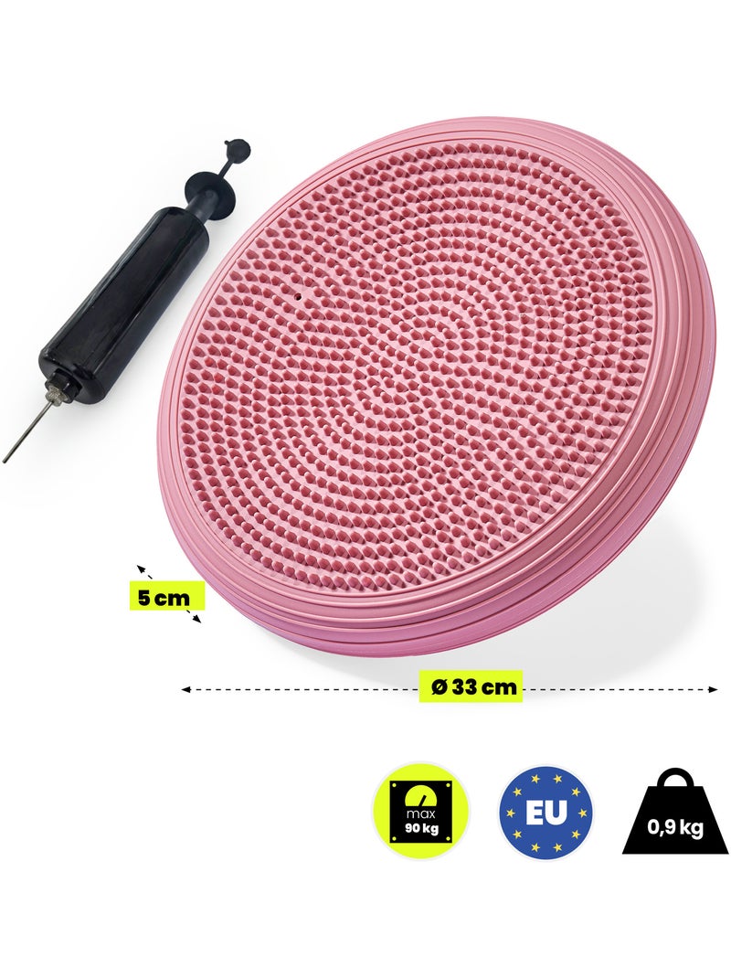 Almofada sensoriomotora hypermotion balactiv para postura e equilíbrio Rosa - Kiabi