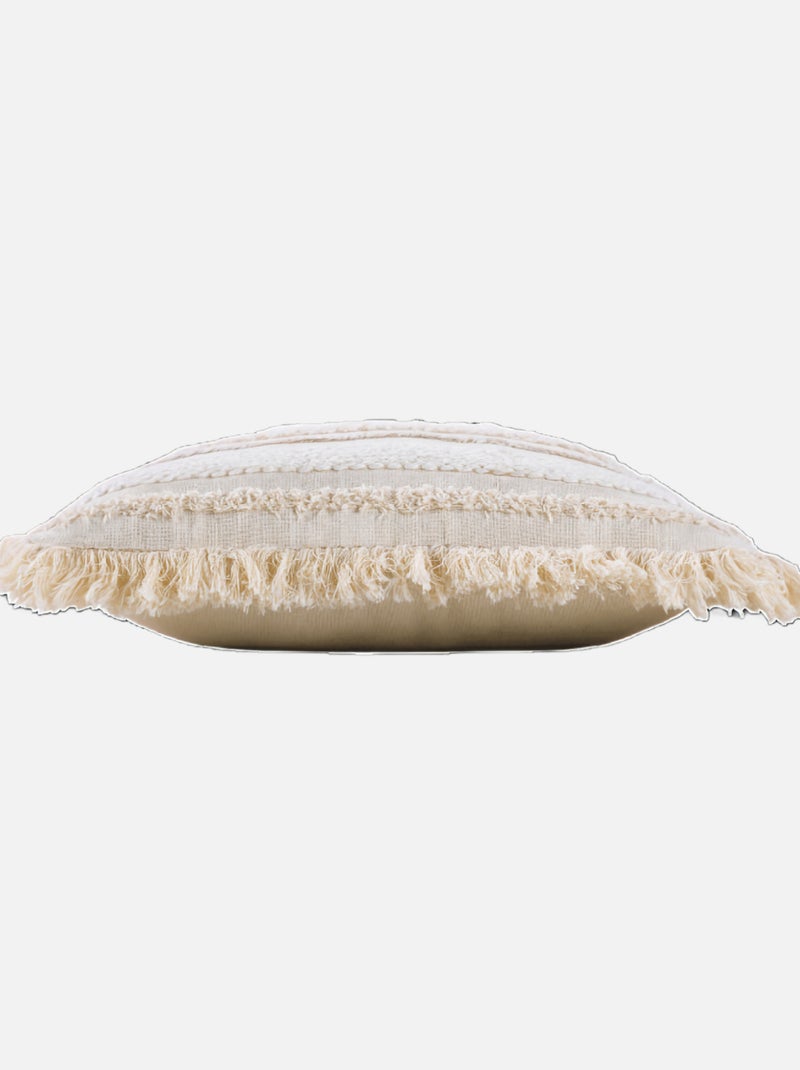 Almofadas decorativas algodão atlas douceur d'intérieur Bege concha - Kiabi