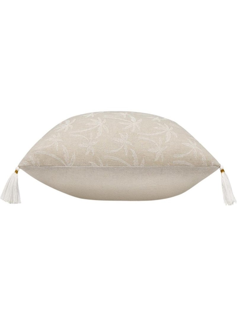 Almofadas decorativas algodão promo linge Bege - Kiabi