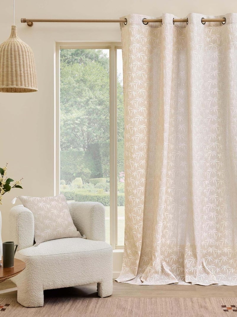 Almofadas decorativas algodão promo linge Bege - Kiabi