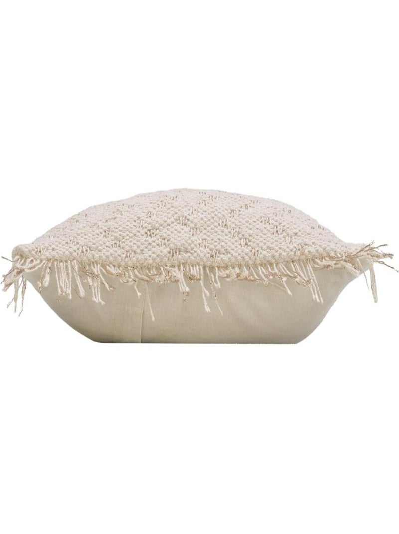 Almofadas decorativas poliéster ikat promo linge Bege - Kiabi