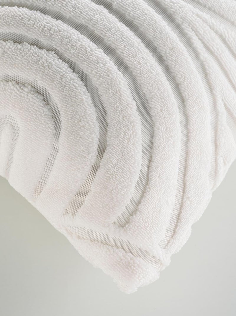 Almofadas decorativas poliéster solly promo linge Branco - Kiabi