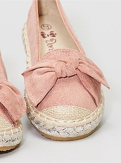 Alpargatas em camurça sintética com brilhantes - Kiabi