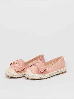 Alpargatas em camurça sintética com brilhantes - Kiabi