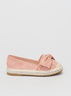 Alpargatas em camurça sintética com brilhantes - Kiabi