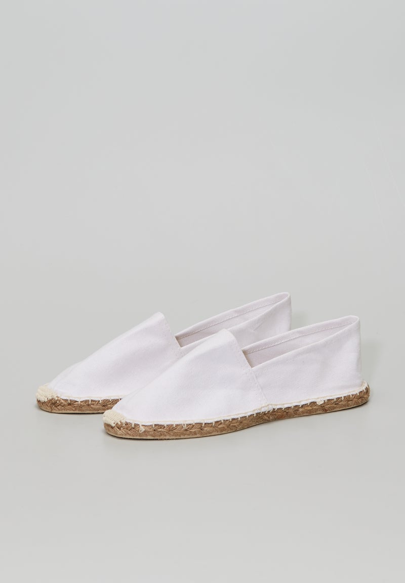 Alpargatas em lona Branco - Kiabi