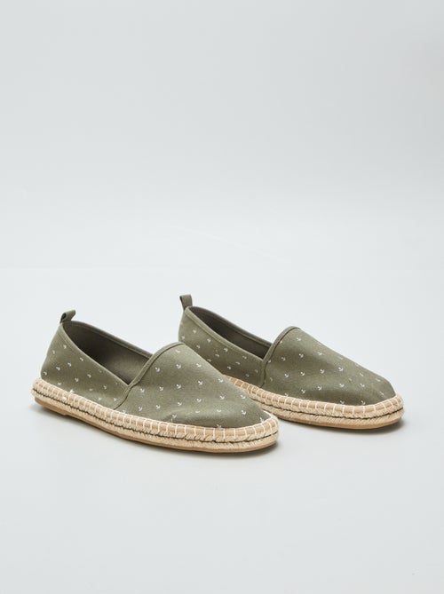 Alpargatas estampadas - Kiabi