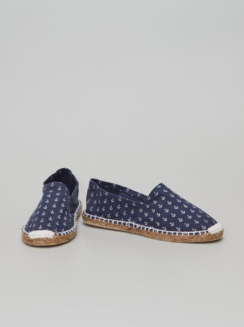 Alpargatas estilo 'marinheiro' AZUL - Kiabi