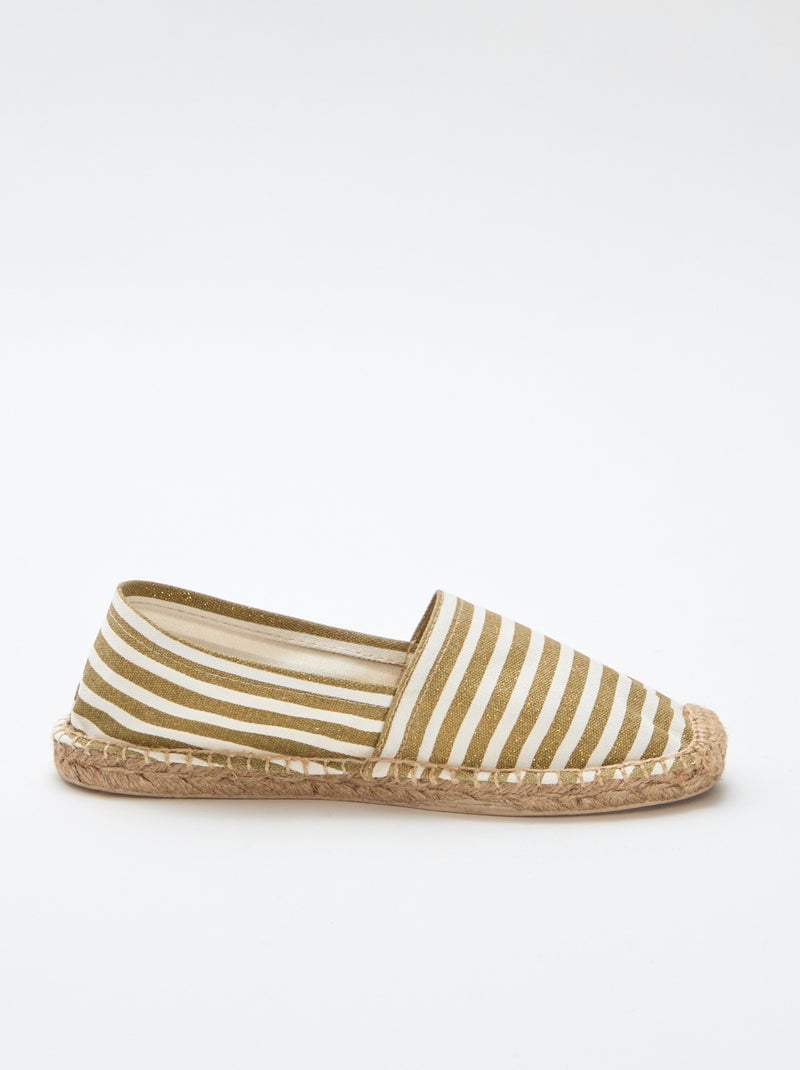 Alpercatas com padrão estampado Amarelo - Kiabi