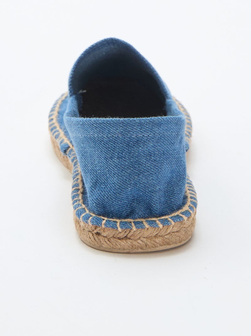 Alpercatas com padrão estampado Azul - Kiabi