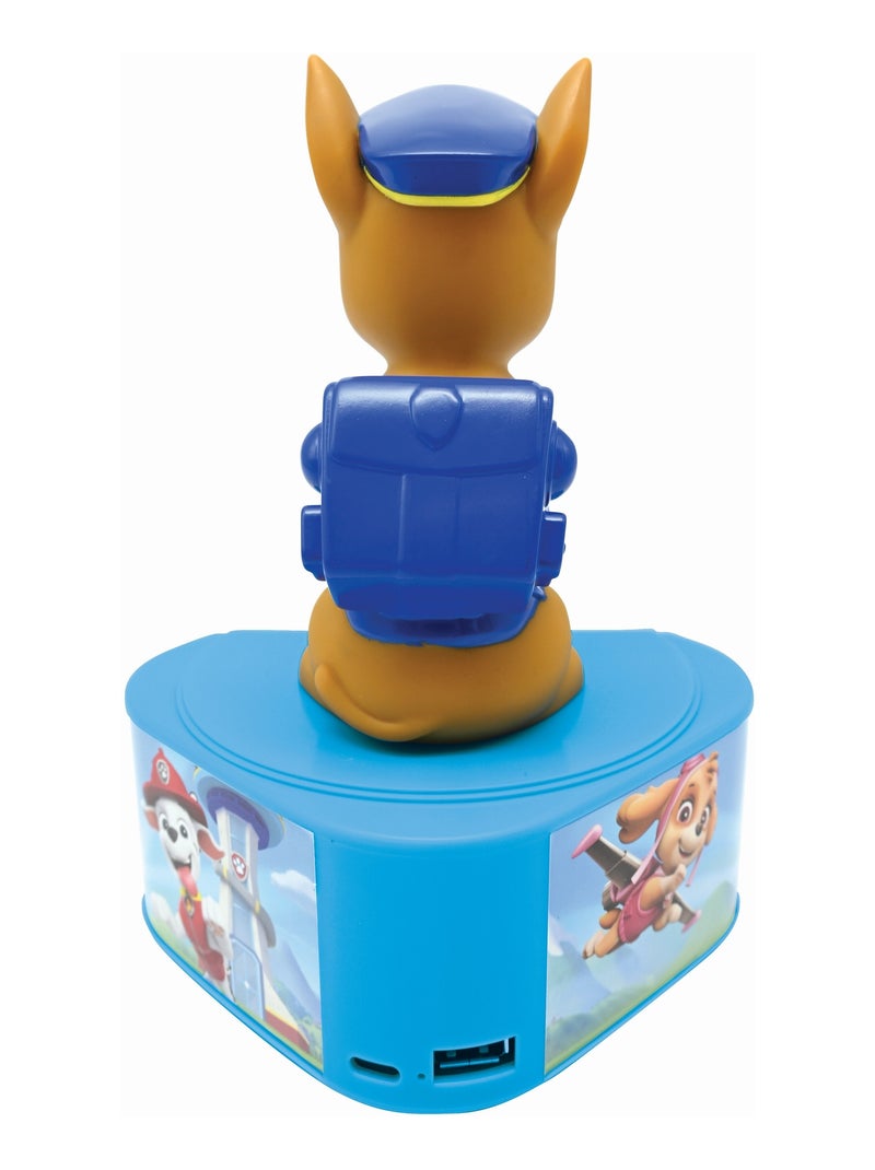 Altifalante bluetooth com estatueta luminosa chase Azul - Kiabi