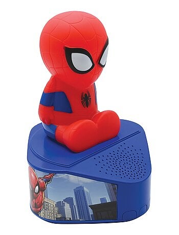 Altifalante bluetooth com estatueta luminosa do homemaranha