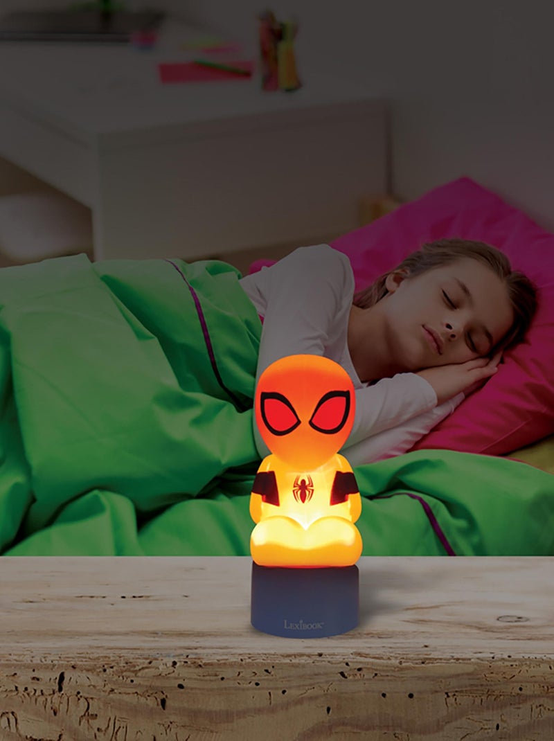 Altifalante bluetooth com luz de presença do homemaranha Vermelho - Kiabi
