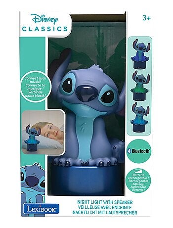 Altifalante bluetooth com luz de presença stitch