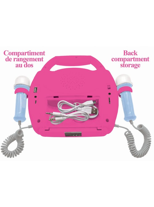 Altifalante bluetooth da barbie com microfones e efeitos de luz - Kiabi