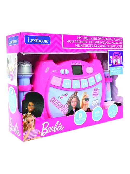 Altifalante bluetooth da barbie com microfones e efeitos de luz - Kiabi