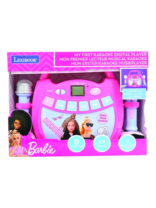 Altifalante bluetooth da barbie com microfones e efeitos de luz - Kiabi