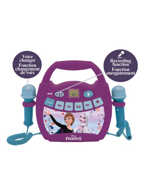 Altifalante bluetooth disney frozen luz com microfones e bateria recarregável - Kiabi
