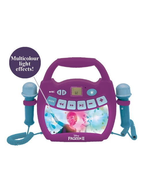Altifalante bluetooth disney frozen luz com microfones e bateria recarregável - Kiabi
