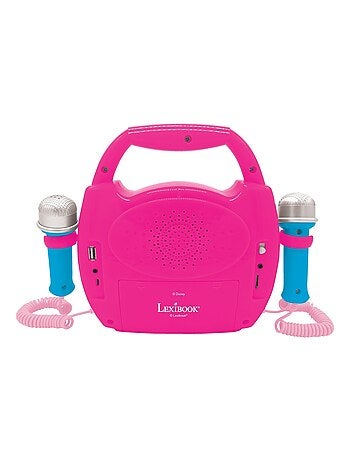Altifalante bluetooth disney princesa com luzes e microfones e bateria recarregável incluída