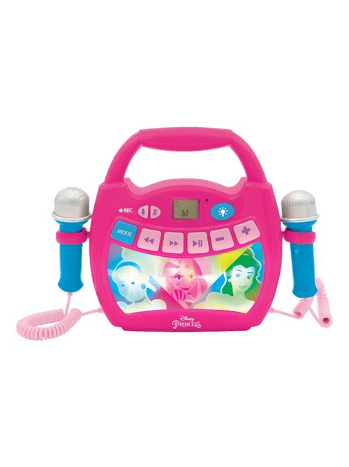 Altifalante bluetooth disney princesa com luzes e microfones e bateria recarregável incluída - Kiabi