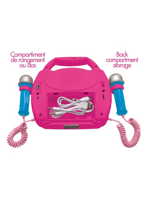 Altifalante bluetooth disney princesa com luzes e microfones e bateria recarregável incluída - Kiabi