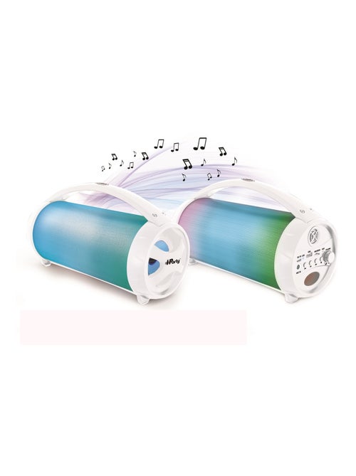 Altifalante bluetooth iparty com luzes e microfone - Kiabi