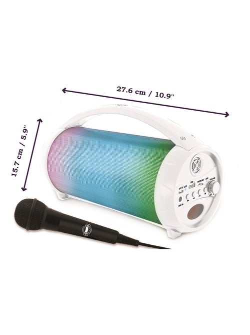 Altifalante bluetooth iparty com luzes e microfone - Kiabi
