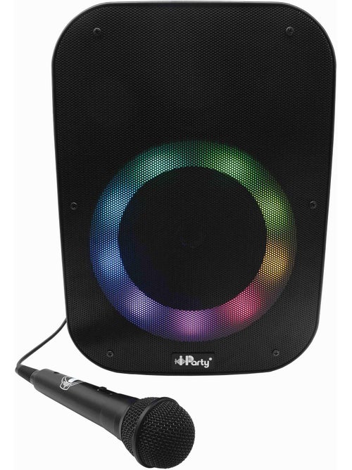 Altifalante bluetooth iparty com microfone e efeitos de luz multicoloridos - Kiabi Altifalante bluetooth iparty com microfone e efeitos de luz multicoloridos - Kiabi