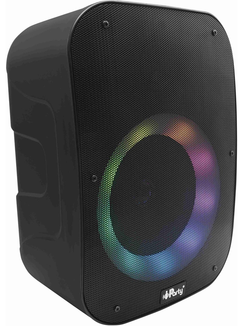 Altifalante bluetooth iparty com microfone e efeitos de luz multicoloridos Preto - Kiabi