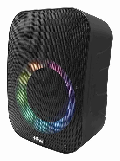 Altifalante bluetooth iparty com microfone e efeitos de luz multicoloridos - Kiabi Altifalante bluetooth iparty com microfone e efeitos de luz multicoloridos - Kiabi