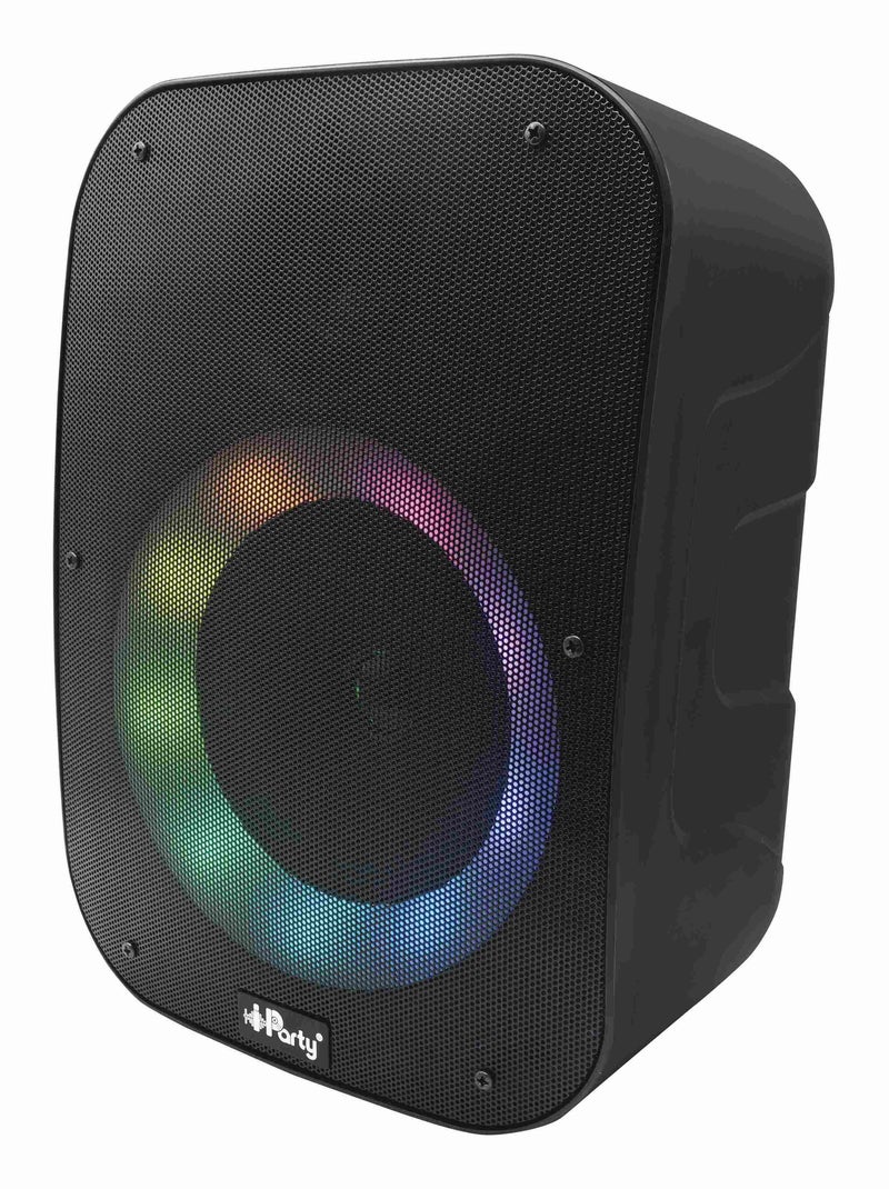 Altifalante bluetooth iparty com microfone e efeitos de luz multicoloridos Preto - Kiabi
