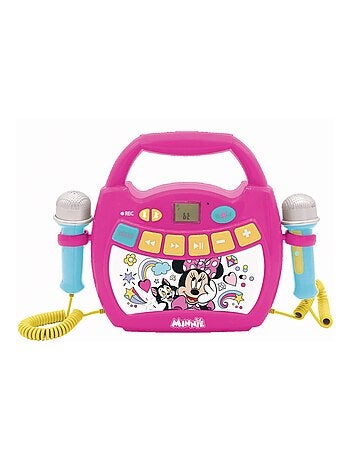Altifalante bluetooth leve da minnie rato com microfones e bateria recarregável