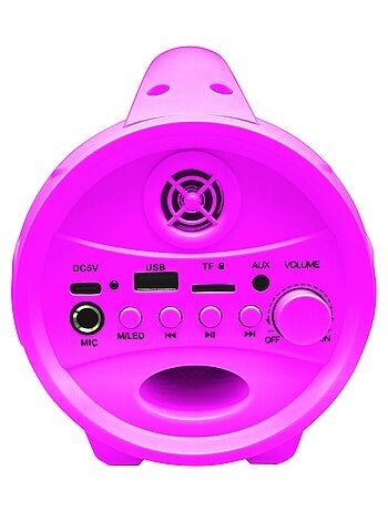 Altifalante bluetooth® luz da barbie com microfone