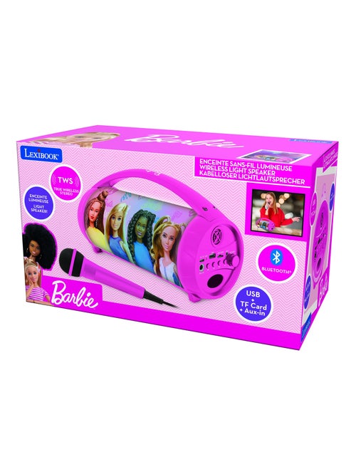 Altifalante bluetooth® luz da barbie com microfone - Kiabi