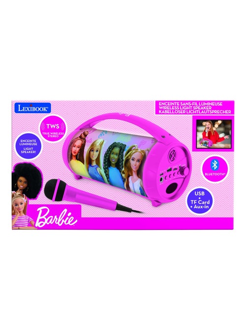 Altifalante bluetooth® luz da barbie com microfone - Kiabi