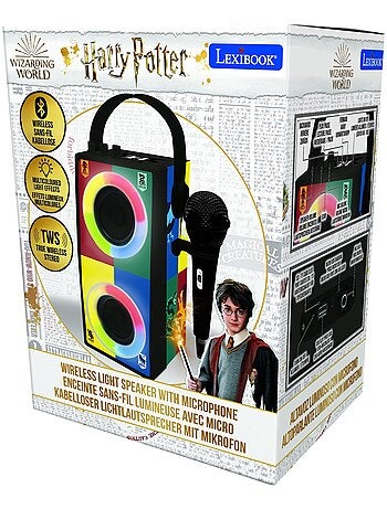 Altifalante bluetooth® portátil harry potter com luzes e microfone