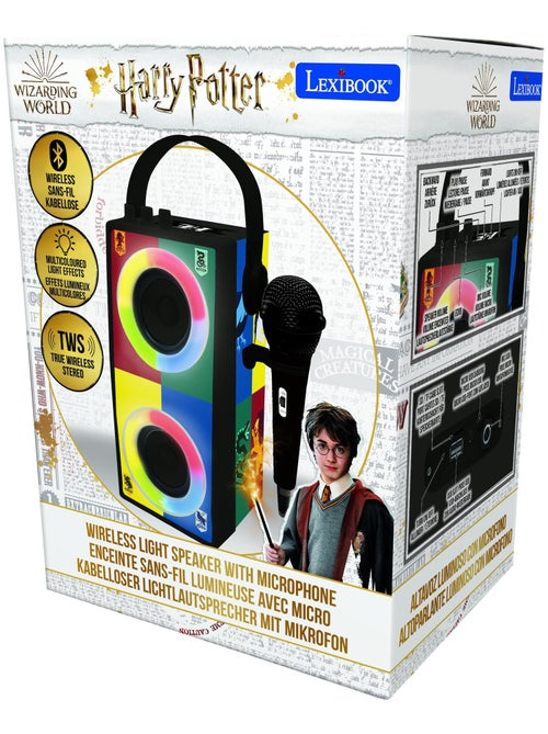 Altifalante bluetooth® portátil harry potter com luzes e microfone - Kiabi